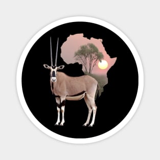 Oryx - Africa - Antelope - Gazelle - Wildlife Magnet